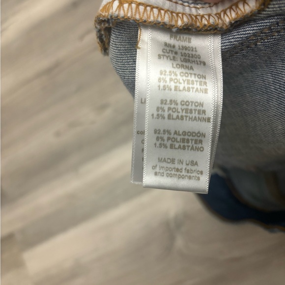 Frame Denim Lorna High rise Goucho jeans size 25 - Picture 6 of 7